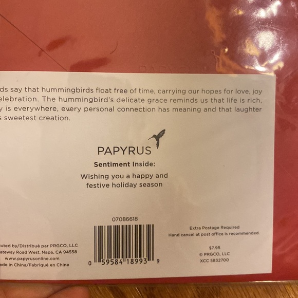 Collection of 5 brand new Papyrus holiday cards incredible - Picture 6 of 11